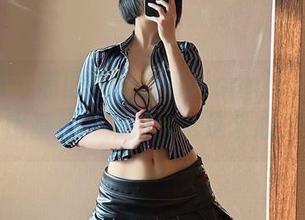微密圈 – 原图里的俏妞qiaoniu66和她的黑丝比基尼，难道这也是个心灵鸡汤？