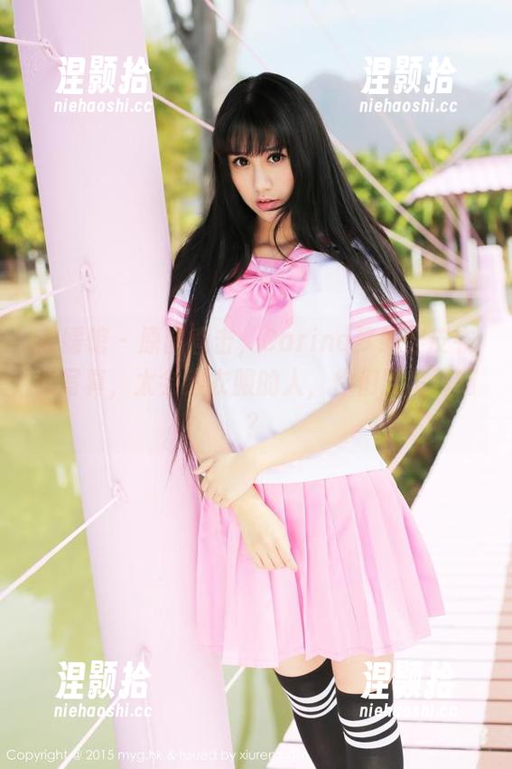 美媛馆 - 原图直击，Carina梦绮穿皮衣的写真，太会穿衣服的人，你们要怎样啊？